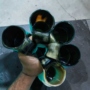 Mug à boisson en corne de bœuf artisanal de qualité supérieure, luxueux, pour collectionneurs et décoration, à bas prix - Product Image 4