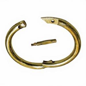 ห่วงจมูกวัวทองเหลืองแท้แบบปรับได้พร้อมสกรูล็อคสำหรับปศุสัตว์ - Product Image 6
