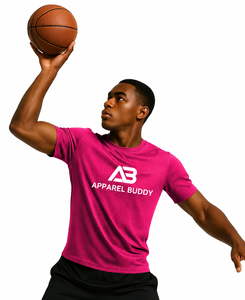 T-shirt décontracté à manches courtes 100 % coton pour homme de la marque AMY, uni avec broderie sur le devant, coupe classique, personnalisable avec logo, vente en gros - Product Image 1