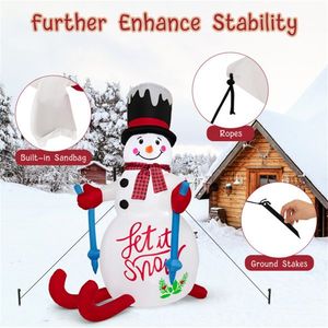 6FT Inflatable Outdoor Christmas Decoration with LED Lights for Holiday Yard Decorations - Product Image 6