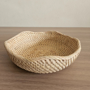 Luxury Ecofriendly Woven Rattan Serving <b>Tray</b> Handmade Wholesale Supplier Natural Rattan <b>Tray</b> for Home Decoration - Product Image 1