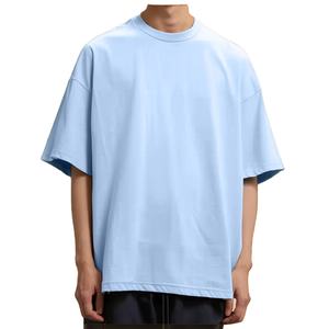 Camiseta Oversize de Algodón Personalizada para Hombre, Estilo Urbano, Algodón Pesado 300gsm, Hombro Caído, con Logo 2026 - Product Image 1