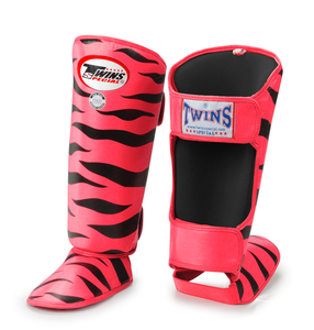 Protège-tibias noirs KhumBro en PU, fermeture Velcro, réglables, légers, écologiques, équipement de protection professionnel pour la boxe - Product Image 6