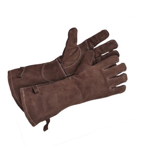 Guantes de Trabajo de Cuero Vacuno de Primera Calidad Directo de Fábrica, Guantes de Seguridad para Soldadura Resistentes a Impactos y al Fuego - Product Image 1