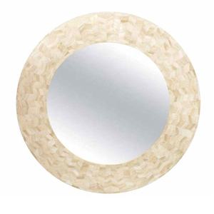 Marco de espejo con incrustaciones de hueso de patrón redondo de alta calidad, marco de espejo decorativo para espejo de pared, marco de espejo hecho a mano - Product Image 1