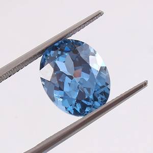 Aigue-marine brésilienne ovale, pierre précieuse naturelle certifiée, haute clarté, qualité bijoux de luxe, pierre de naissance - Product Image 6