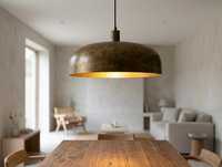 Luminaire suspendu en métal vintage en laiton, élégant, pour îlot de cuisine, salon, chambre à coucher