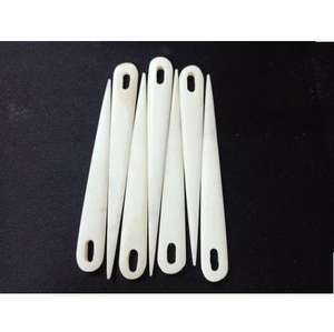 Agujas de Tejer de Cuerno de Búfalo con Diseño Único, Agujas de Metal con Ojo Grande, Calidad de Exportación, Proveedor Mayorista - Product Image 6