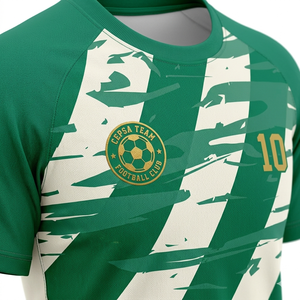 Camisetas de Fútbol Transpirables de Alta Calidad OEM, Sublimadas, de Manga Corta, de Secado Rápido, para Entrenamiento - Product Image 5