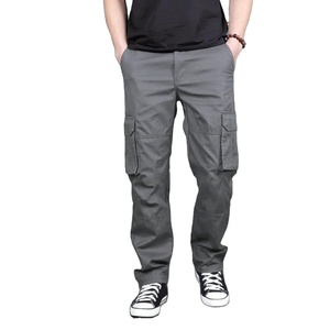 Nouveauté Pantalon cargo décontracté pour homme à plusieurs poches Pantalon ample à jambe droite Pantalon de plein air Pantalon de fitness Fournisseur de BD - Product Image 1
