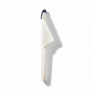 Polo en coton uni pour homme, manches courtes, coupe classique, tissage respirant, style décontracté, blanc avec col marine - Product Image 4