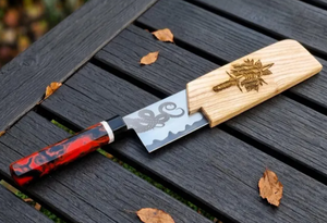 New Arrival Prestige Blades Handmade Ambidextrous Carbon Steel Chef <b>Knives</b> Brushed Finish Customized Packing <b>Sharp</b> Blade - Product Image 5