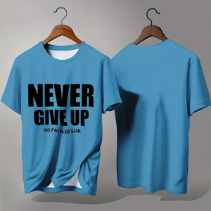 เสื้อยืดผู้ชายไซส์ใหญ่ พิมพ์ลายรูปแร็ปเปอร์ แบบซับลิเมชั่น ผ้าเจอร์ซีย์คอตตอน 100% แขนสั้น เหมาะสำหรับออกกำลังกายและใส่ลำลอง - Product Image 3
