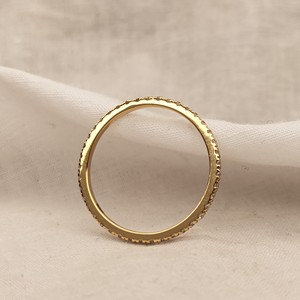 แหวนแต่งงานทองคำแท้ 14K ประดับเพชรทรงกลมเจียระไนคุณภาพสูง VVS1 ได้รับการรับรองจาก IGI ผลิตด้วยวิธี HPHT CVD เพชรเพาะเลี้ยงในห้องปฏิบัติการ สำหรับผู้หญิง - Product Image 2