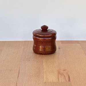 Classic Wooden <b>Jar</b> with Wooden Lid 250mL Capacity <b>for</b> Spice <b>Storage</b> Durable & Eco-Friendly Home Organization - Product Image 3
