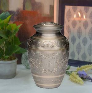 Premium Handcrafted Brass Pet Cremation Urn Handcrafted Memorial Funeral <b>Keepsake</b> <b>for</b> Pet <b>Ashes</b> Decorative Urn - Product Image 3