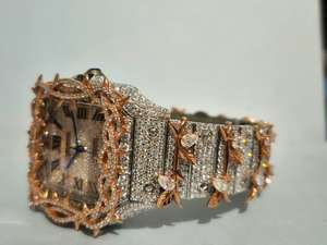 Montre en diamant moissanite la plus demandée pour les soirées de luxe et les mariages, disponible à un prix avantageux - Product Image 5