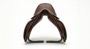 Silla de Montar para Caballo de Cuero Marrón Premium, Cómoda para Saltos, Accesorios de Alta Calidad para Equitación y Entrenamiento - Product Image 2