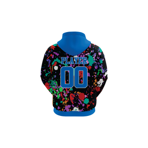 Sweat-shirt à capuche unisexe Changa Impex, imprimé intégral, vêtements de basketball pour adultes, 320g polyester, imprimé numérique, coupe classique, toutes saisons - Product Image 2