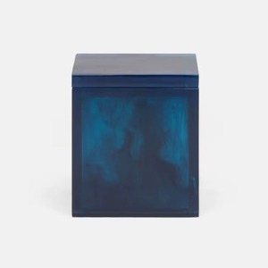 Luxury Resin canister jar <b>Cover</b> Modern Decorative canister Holder for Bathroom Vanity Living Room Office and Home Decor usage - Product Image 1