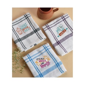 Paño de Cocina de Secado Rápido, Personalizado con Bordado, Tipo Waffle 2026, de Algodón Puro, Certificado por el Fabricante, Duradero - Product Image 1