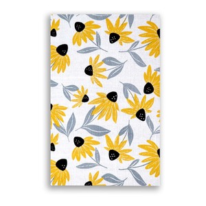 Nouvelle serviette de cuisine à motif floral de haute qualité, imprimée gaufrée, séchage rapide, 100 % coton, serviettes de cuisine personnalisées en promotion. - Product Image 3