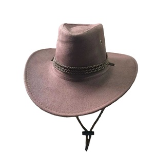 Custom Western <b>Women</b> Men Faux Suede <b>Cowboy</b> <b>Hat</b> - Product Image 2