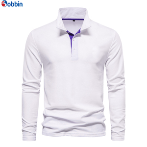 Polo de Verano para Hombre, Unisex, Casual, a la Moda, de Color Sólido, Talla Grande, Manga Larga, con Logotipo Bordado en la Parte Delantera, Transpirable - Product Image 4