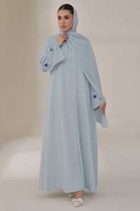 Advanced Design and Ground <b>Dress</b> Temperament Commuter Crew-neck Loose Skirt Large Size Comfortable Islamic Muslim Robe - Product Image 2