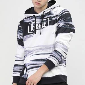 Sweat à capuche doublé anti-plis pour homme, haute qualité, manches longues, coupe oversize, style Hip Hop, prix bas, hiver, OEM/ODM, le plus vendu - Product Image 1