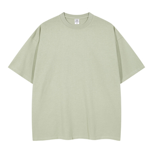 T-shirt décontracté noir surdimensionné de haute qualité pour homme, en coton épais à épaules tombantes – Naimat Abbas Industries - Product Image 2