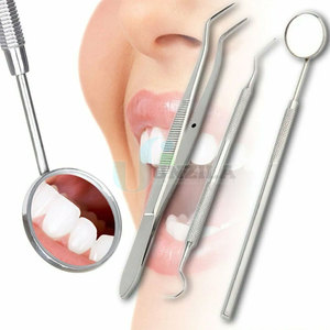 Kit dentaire manuel réutilisable avec outils en acier inoxydable poli, sonde fine et miroir – Léger et écologique pour les soins bucco-dentaires quotidiens - Product Image 6
