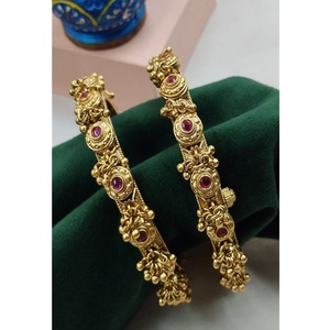 กำไลข้อมือเปิดได้สองชิ้น ประดับเพชรโมอิสซาไนต์ ชุบทองเหลืองคุณภาพพรีเมียม ดีไซน์สวยหรู สำหรับผู้หญิงและเด็กผู้หญิง สวมใส่ในงานแต่งงาน - Product Image 1