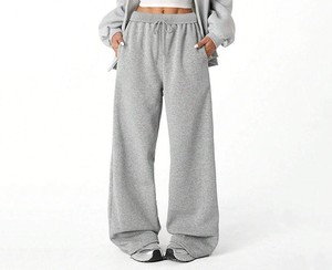 Private Label Women's Casual Pants Active Lifestyle Winter Painted 100% Cotton Eco-Friendly Stretch Performance Fabric Supply - Product Image 1