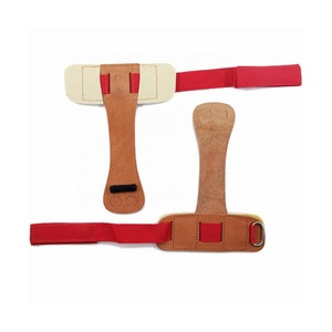 2023 venta al por mayor cuero de vaca Palm Protector profesional Fitness deportes empuñaduras para levantamiento de pesas para uso en el gimnasio - Product Image 2