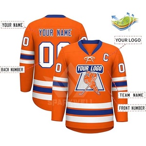 Custom Ice Hockey Jersey <b>Men's</b> Full Sleeve Sublimated Polyester Team Numbers <b>Pullover</b> Sport Apparel Adult Regular Fit 3D - Product Image 5