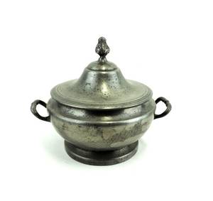 Modern Metal Tureen with Lid Heat Resistant Soup Serving Bowl for Hotel - Product Image 2