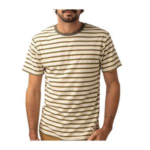 Camiseta de Hombre 100% Algodón, Manga Corta, Logotipo Frontal, Tejido Ecológico, Transpirable, Teñido con Hilo - Product Image 1