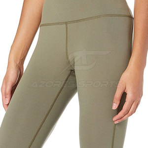 Women Casual Knitted Mid <b>Leggings</b> Compression <b>Shaping</b> Training Running Sports Performance Seamless Stretch Lightweight - Product Image 5