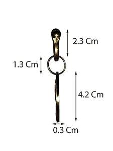 Breloque de collier pour chien en laiton rond avec motif de patte Emily Pets, étiquette d'identification pour chiens et chiots - Product Image 5