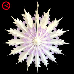<b>Snowflake</b> Star Indoor Christmas Tree Ornaments Festive <b>Decorations</b> Supplies - Product Image 5