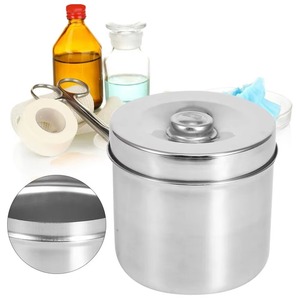 Pot à pommade en acier inoxydable Holloware, réutilisable, pour usage médical, chirurgical et hospitalier, par Mahfooz Instruments - Product Image 3