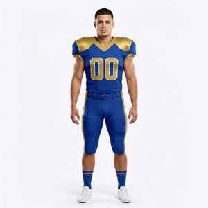Custom Team Graphic American Football Uniform Sublimation Print Matching Outfit 100% Polyester <b>Material</b> - Product Image 1