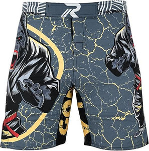 Ensemble short et rashguard MMA pour hommes en gros – Personnalisé, polyester et élasthanne, léger et respirant pour BJJ, Jiu Jitsu, Kickboxing, Muay Thai - Product Image 4