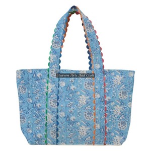 Sac fourre-tout en tissu imprimé à la main, best-seller, pour femmes, grande capacité, disponible au prix d'usine - Product Image 1