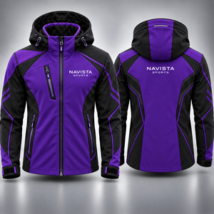 Veste softshell pour homme de haute qualité avec logo personnalisé, nouvelle arrivée, imperméable, tissu softshell pour l'extérieur - Product Image 5