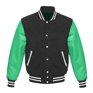 2024 chaquetas de lana personalizadas Varsity Letterman para hombres, chaquetas de béisbol de invierno de calidad Premium, cuero transpirable largo de talla grande - Product Image 3