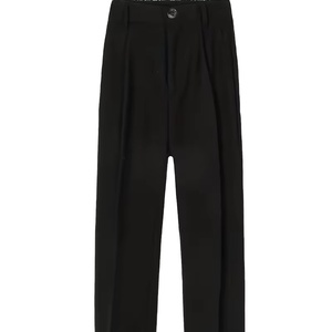 Unisex High School Uniform Trousers 100% Cotton Canvas Spring Autumn & Summer Styles Student Performance Formal Single Piece - Product Image 1