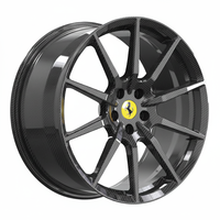 Nuevas llantas de aleación FerrariStyle Flow Forming de alto rendimiento, ligeras, deportivas, con aspecto de forjado, de 19/20/22/23 pulgadas y 25 mm.