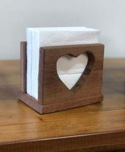 Porte-serviettes en bois pour restaurant, simple, uni, fait main, porte-mouchoirs de table, vente en gros, porte-serviettes en bois classique - Product Image 5